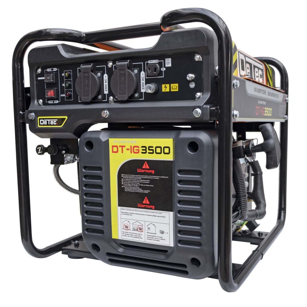 DeTec. DT-IG3500 Inverter Stromgenerator | 230V | 3500 Watt